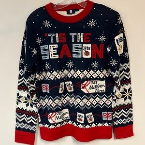 NWOT It’s Miller Time beer sweater great for Christmas ugly sweater party!